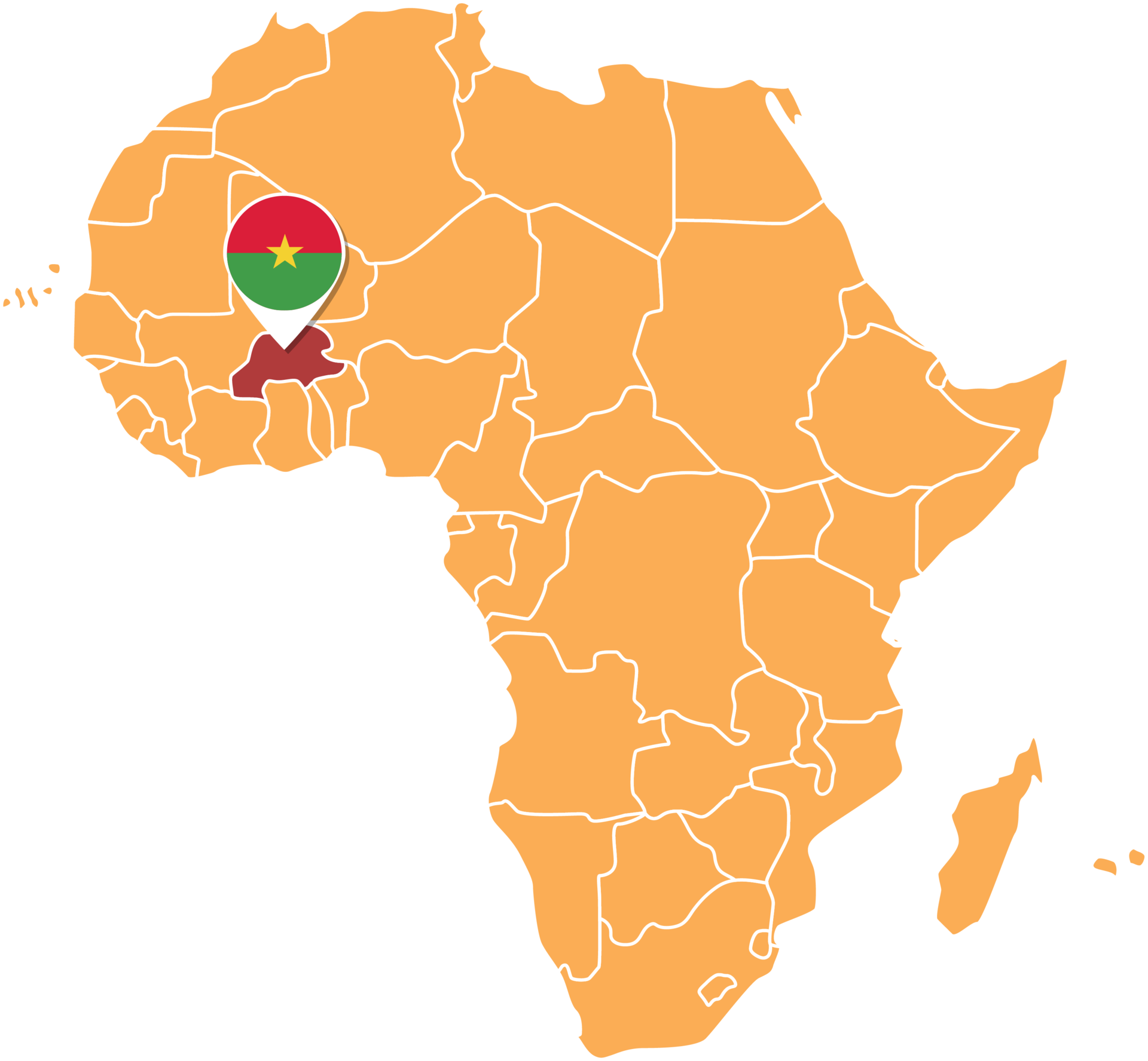 burkina-faso-map-in-africa